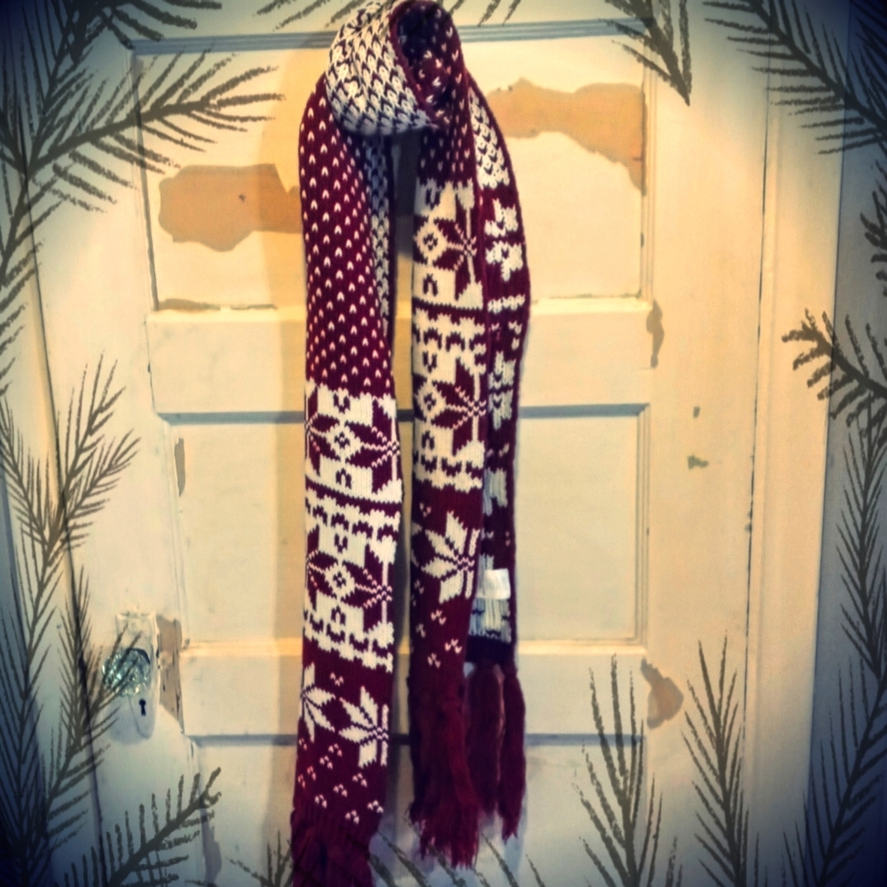 Beautiful winter scarf